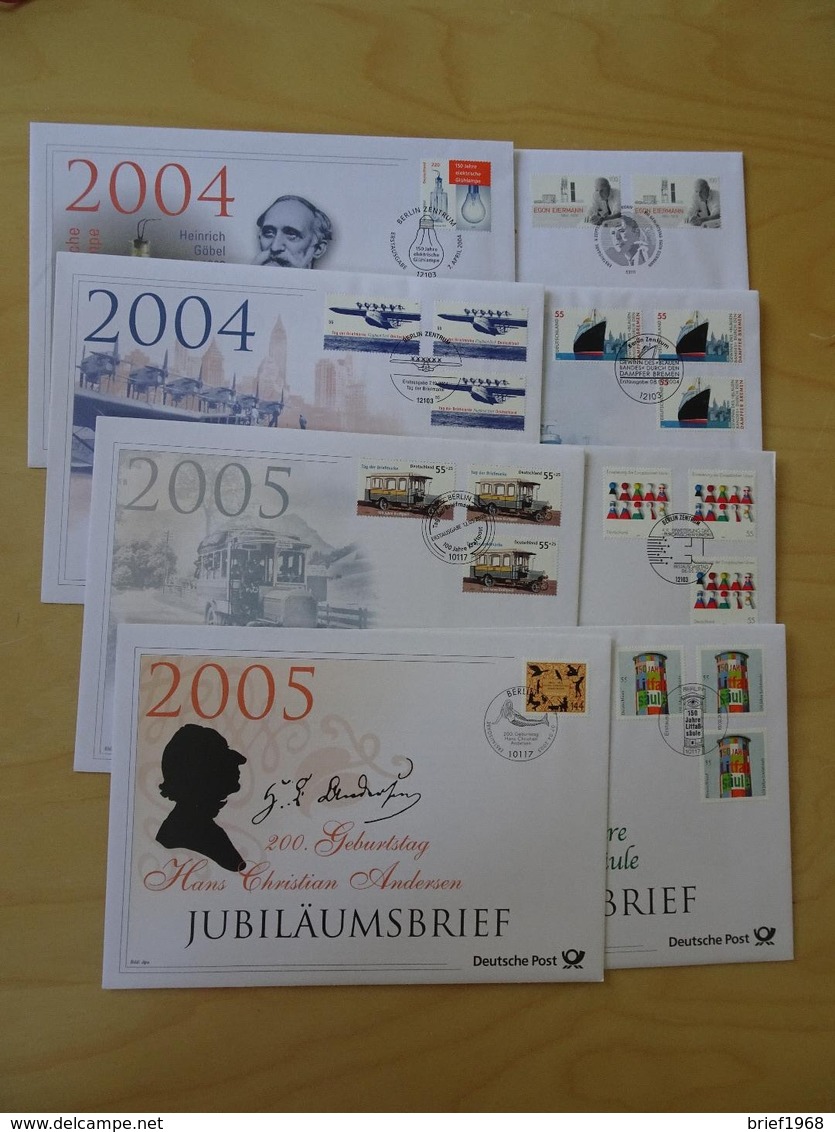 Bund 8 Verschiedene Jubiläumsbriefe 2004-2005 (4422) - Other & Unclassified