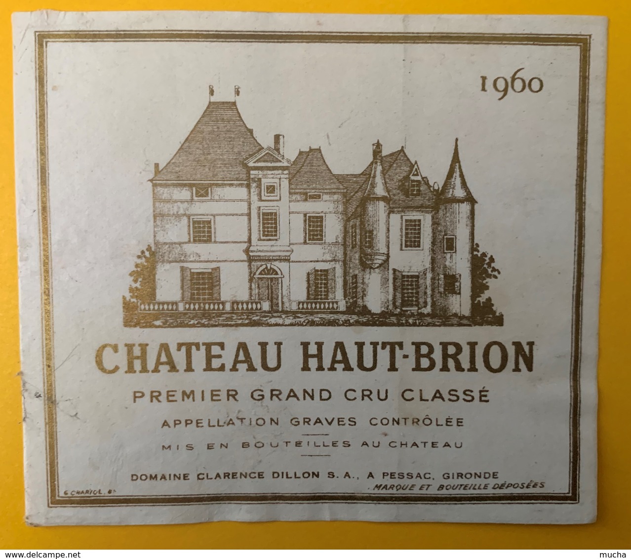 11484 - Château  Haut-Brion 1960 Graves - Bordeaux