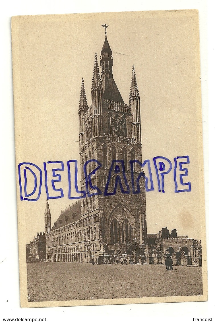 Ypres. Le Beffroi. Publicité  Pour La Chocolaterie-confiserie A. Leocq & Sr. Rn. Thill - Ieper