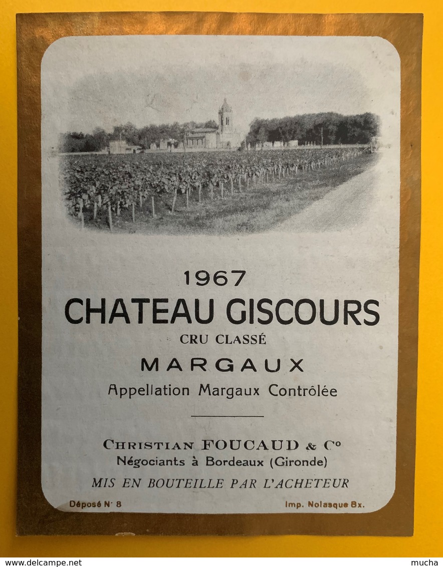 11493 - Château Giscours 1967 Margaux - Bordeaux