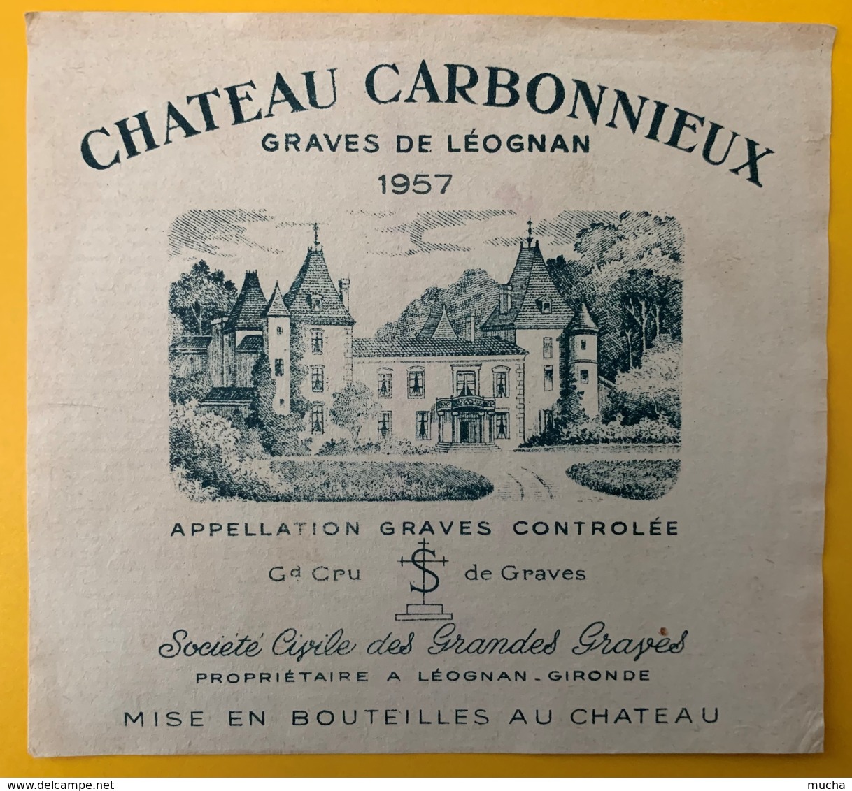 11494 - Château  Carbonnieux 1957  Graves De Léognan - Bordeaux