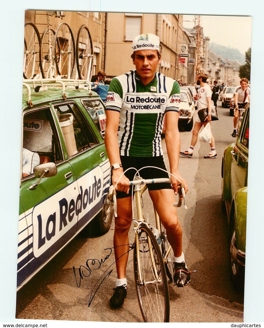 CYCLISME - Jean Luc VAN DEN BROUCKE - Dédicacée - Equipe La REDOUTE - Format : 176 X 242 Environ - Cycling