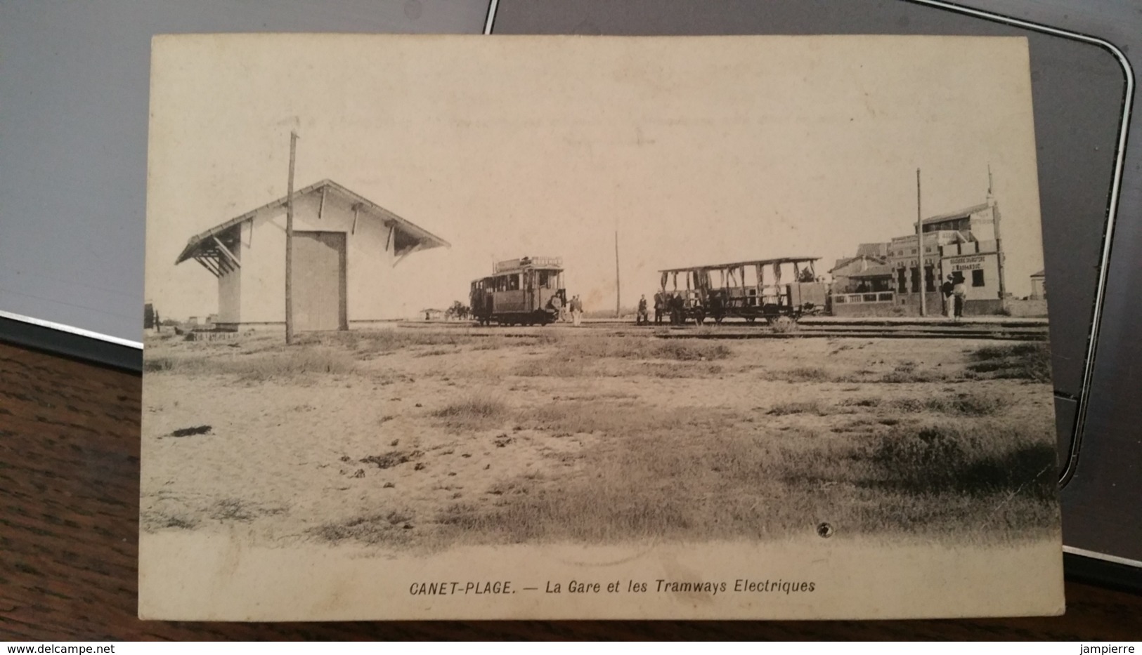 Canet-Plage - La Gare Et Les Tramways électriques - Canet Plage