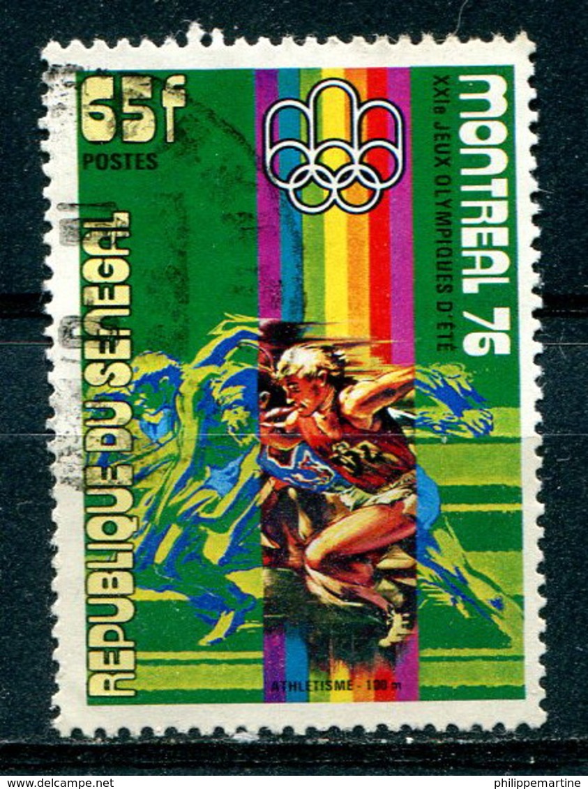 Sénécal 1976 - YT 442 (o) - JO Montréal 1976 - Senegal (1960-...)