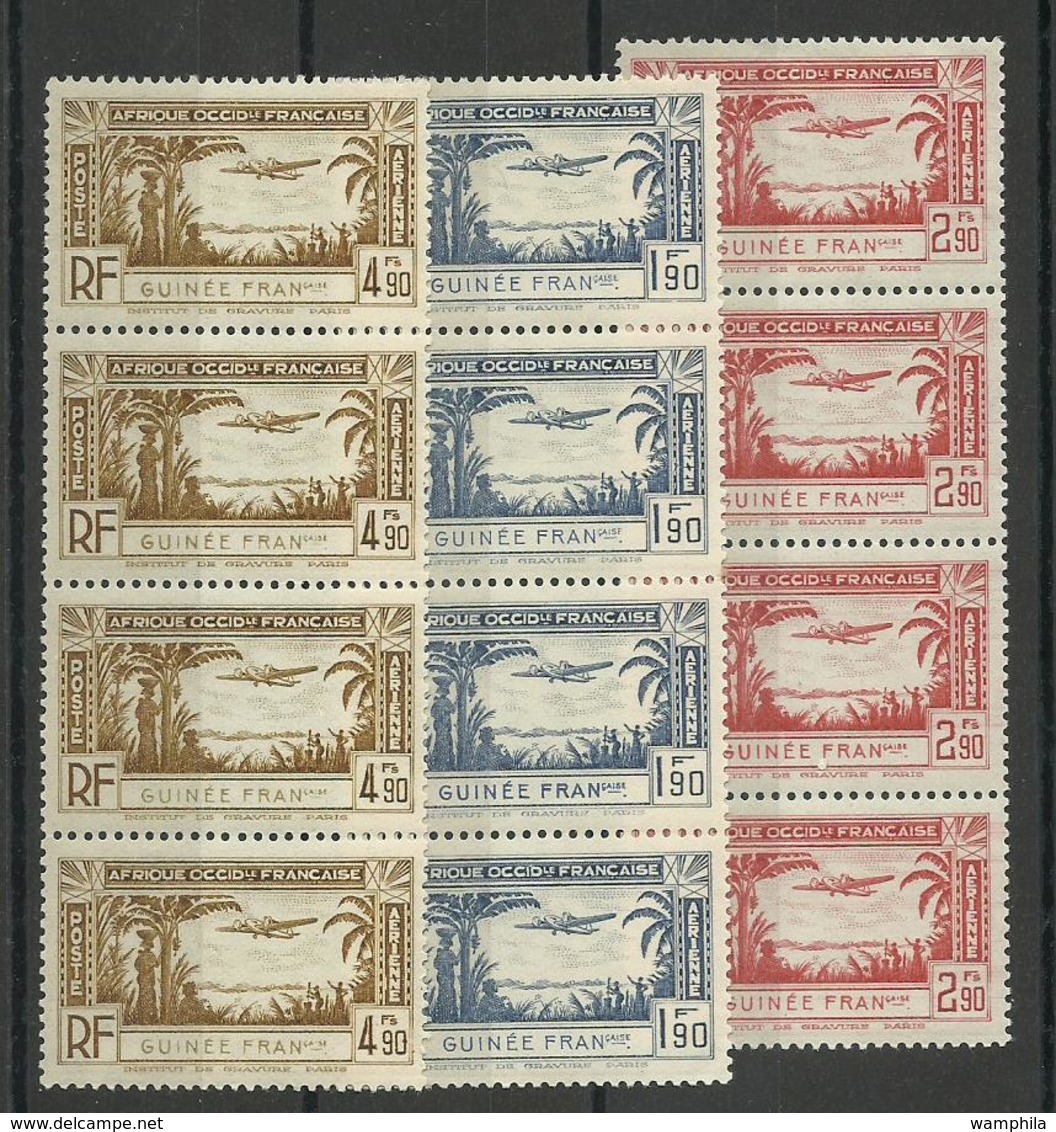 1940  PA 1 à 5  De 5 Pays Colonies Afrique Noire,  Cote YT 106€ 64 Voir Description - Non Classés