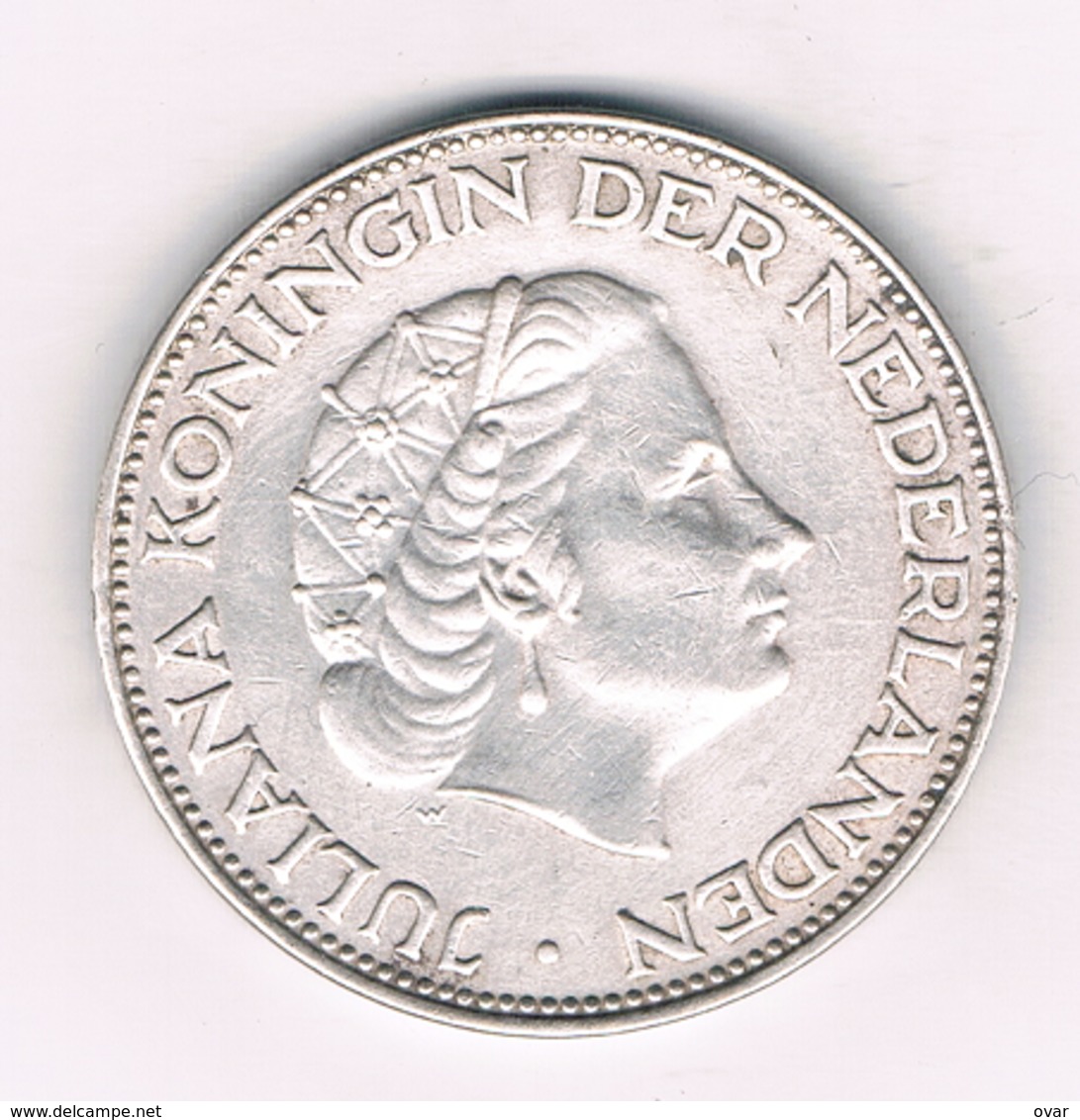 2 1/2 GULDEN 1962   NEDERLAND /6269/ - 1948-1980 : Juliana