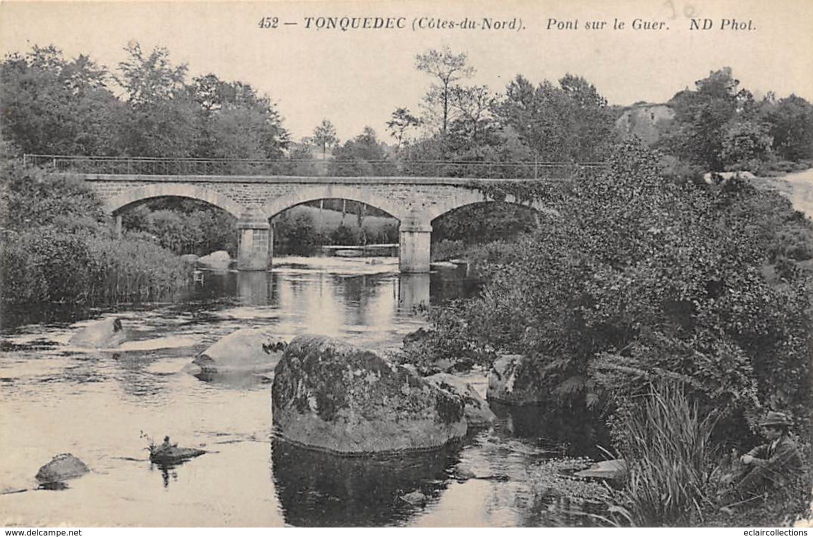 Tonquédec         22         Pont Sur Le Guer        (voir Scan) - Tonquédec