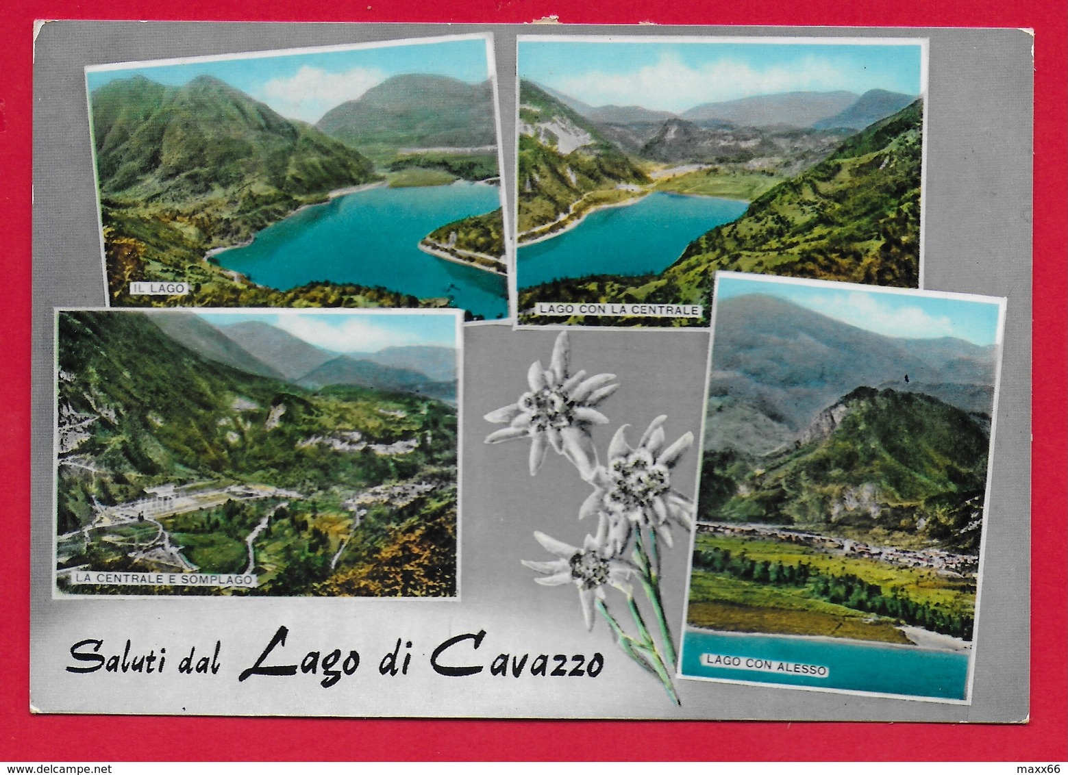 CARTOLINA VG ITALIA - Saluti Dal Lago Di CAVAZZO (UD) - Vedutine Multivue - 10 X 15 - 1969 CAVAZZO CARNICO TASSATA - Greetings From...