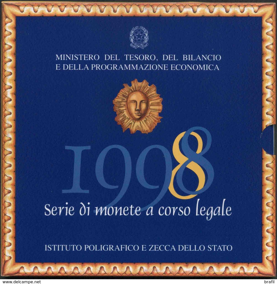 1998 Italia, Divisionale Bernini - Set Fior Di Conio