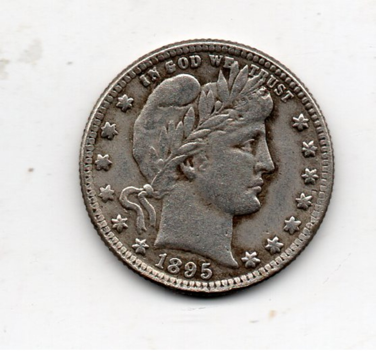 USA : 25 Cts 1895 - 1892-1916: Barber