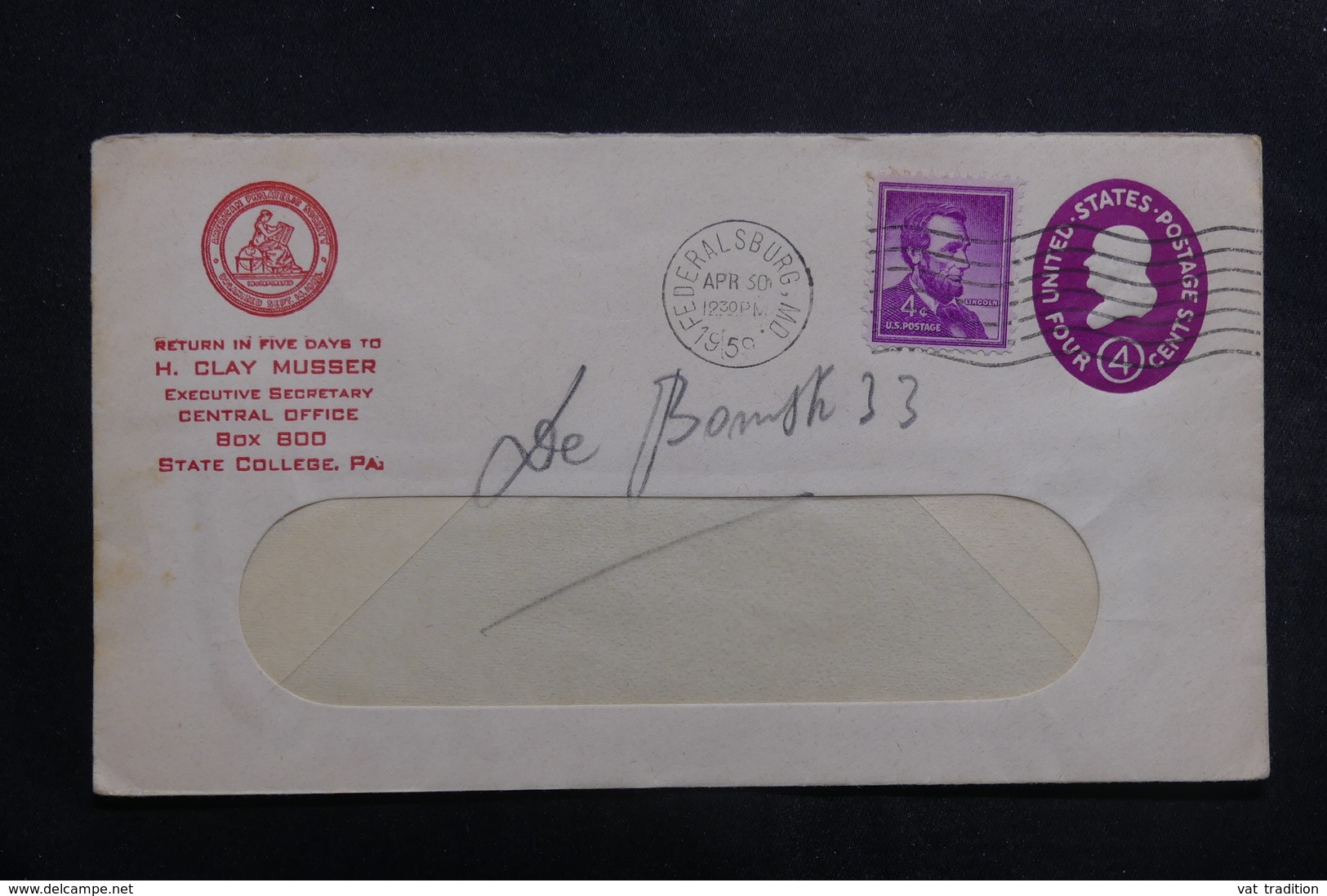 ETATS UNIS - Entier Postal ( Repiquage Philatélique De Los Angeles )+ Complément En 1959 - L 40031 - 1941-60