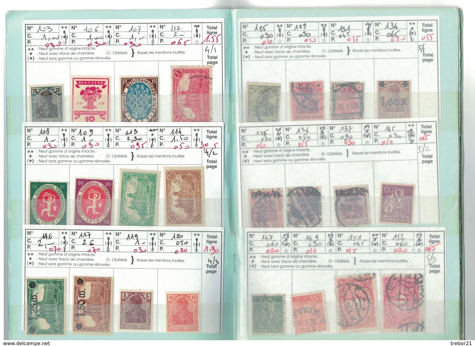 ALLEMAGNE - Trois Carnets, 27 Scans. - Collections (en Albums)