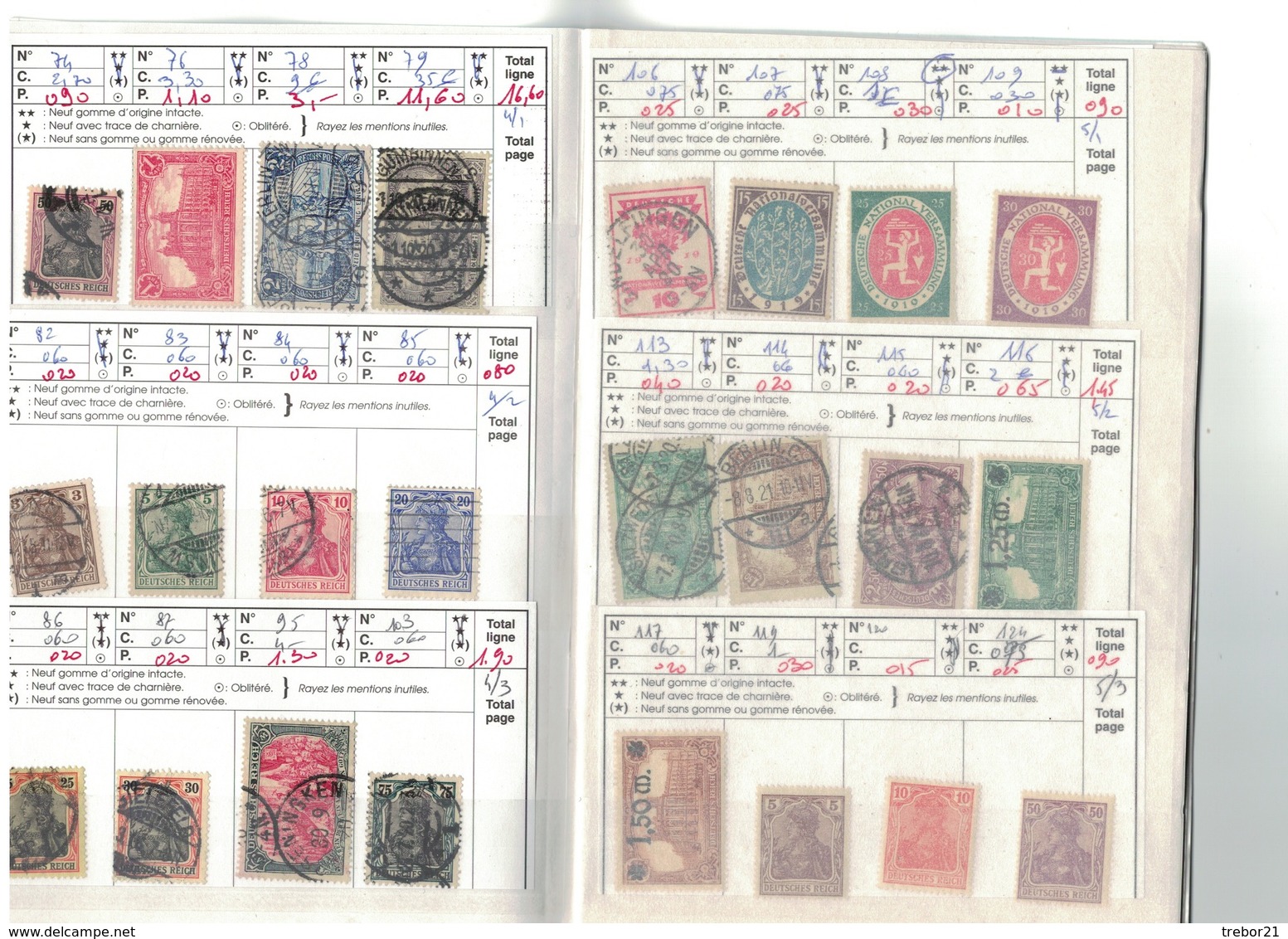 ALLEMAGNE - trois carnets, 27 scans.