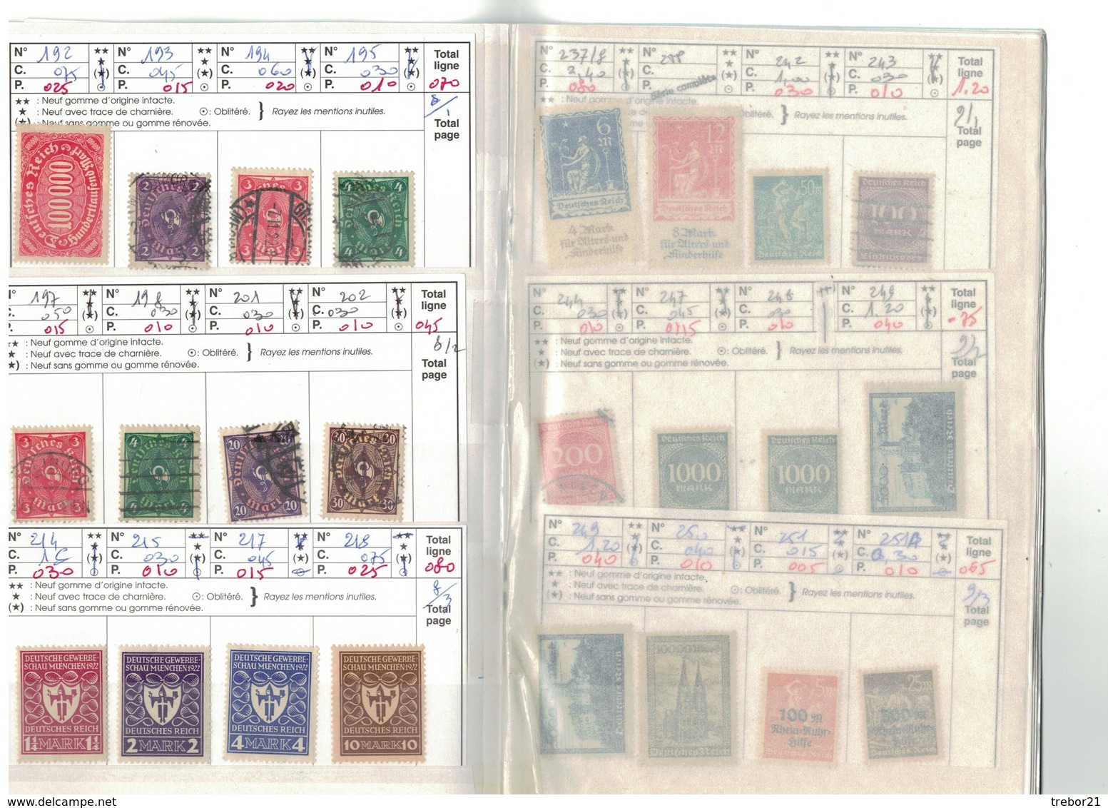 ALLEMAGNE - trois carnets, 27 scans.