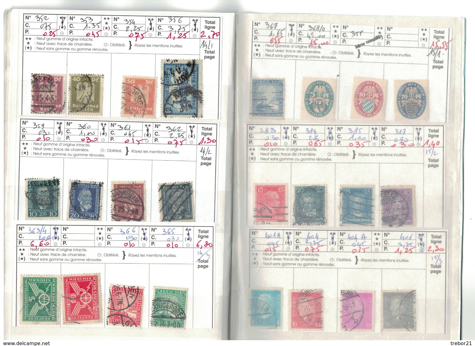 ALLEMAGNE - trois carnets, 27 scans.