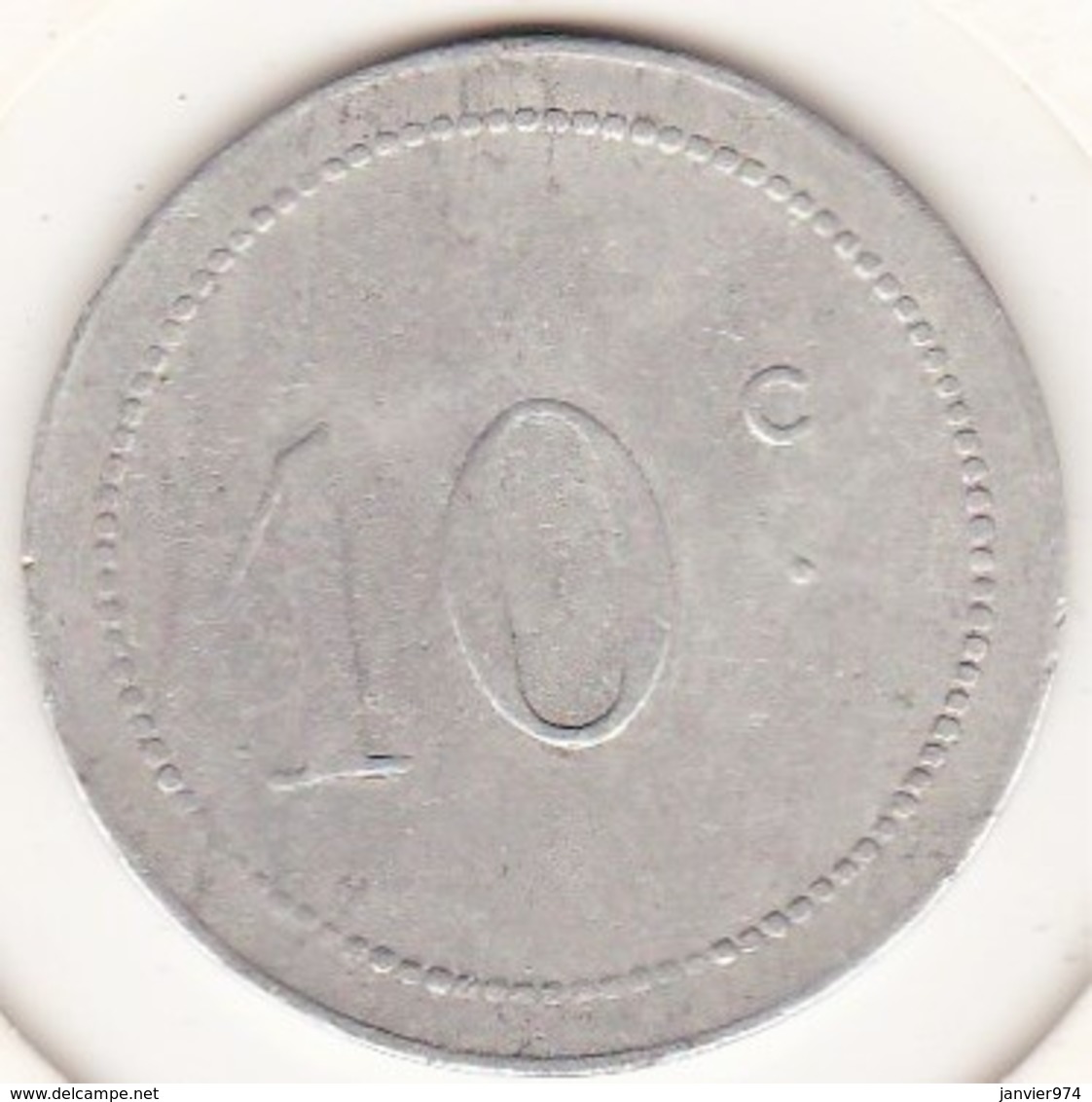 Algérie, Chambre De Commerce De Bone, 10 Centimes ND, Type 4 , Aluminium - Algeria