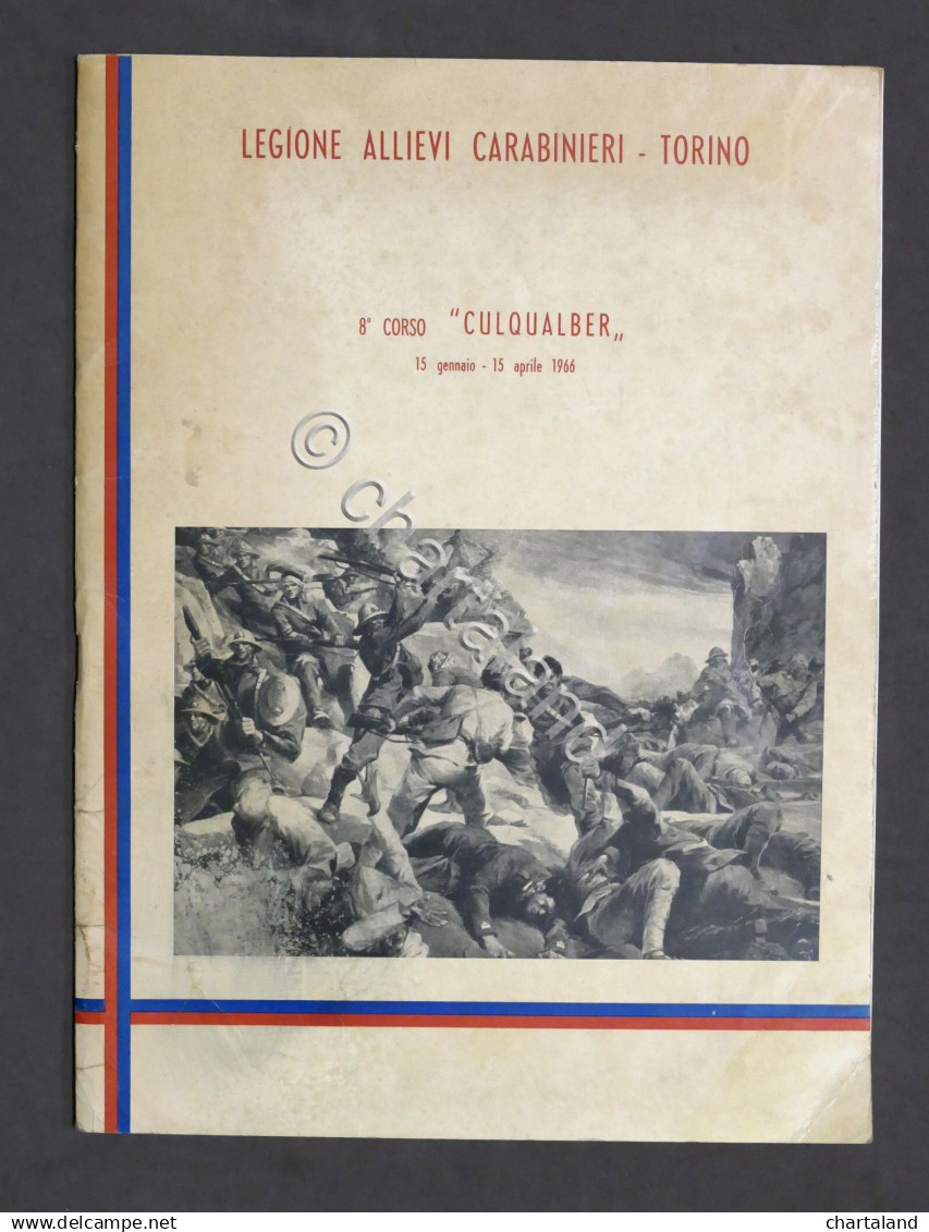 Militaria - Legione Allievi Carabinieri - Torino - 8° Corso Culqualber - 1966 - Dokumente