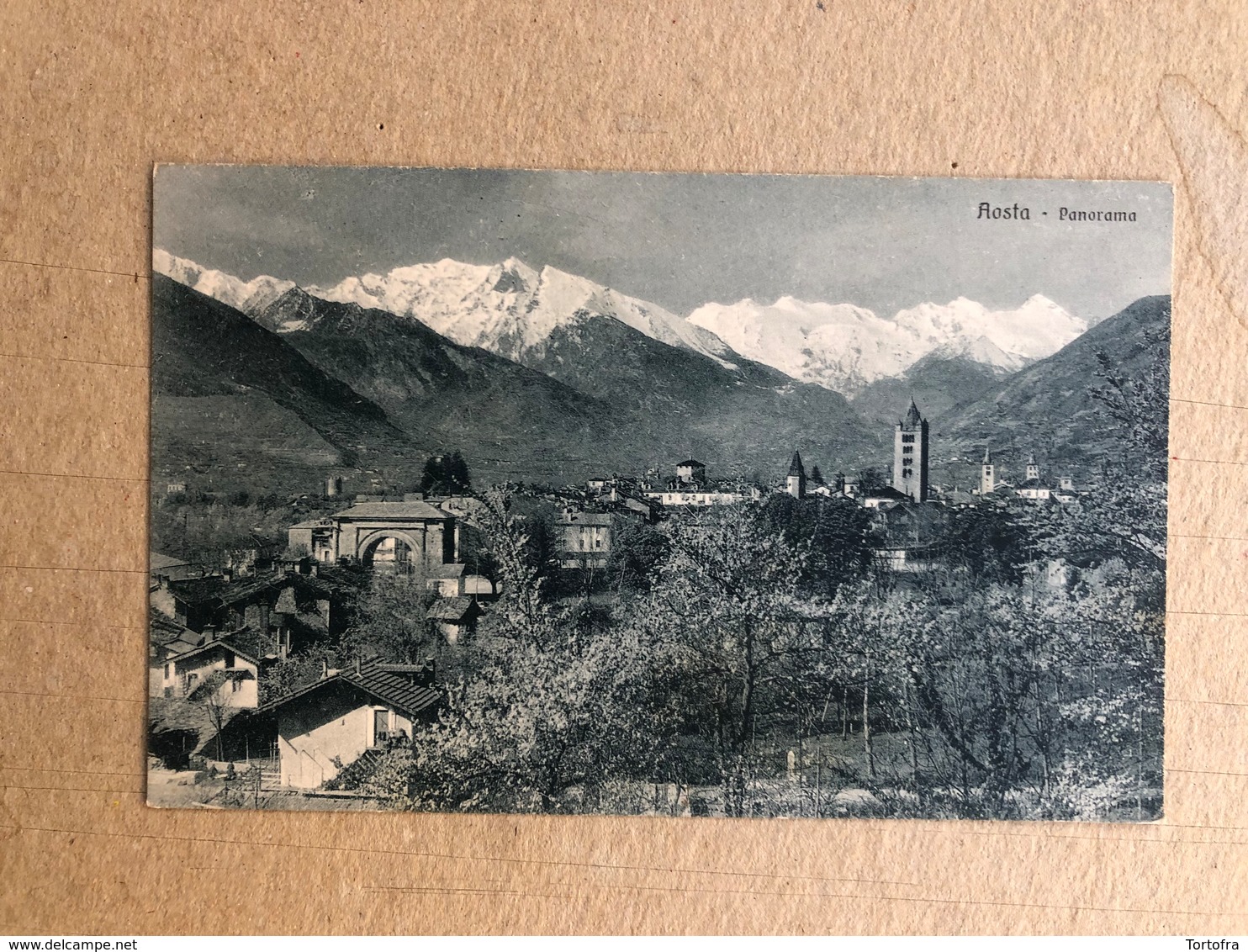 AOSTA PANORAMA 1933 - Aosta