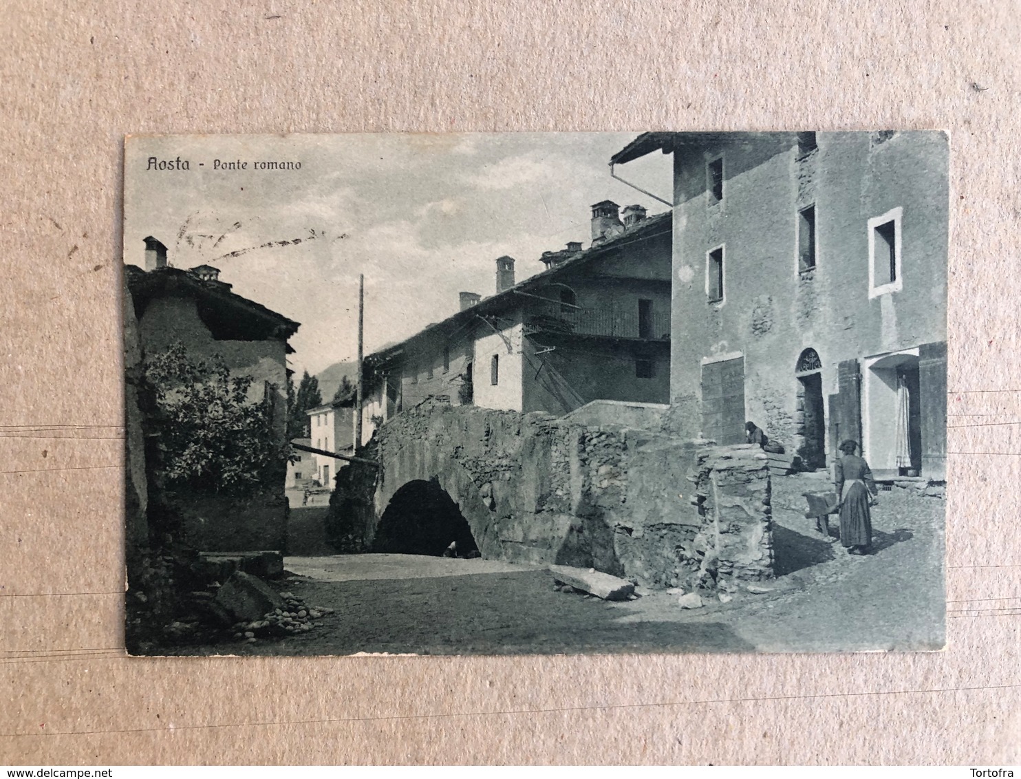 AOSTA PONTE ROMANO 1936 - Aosta