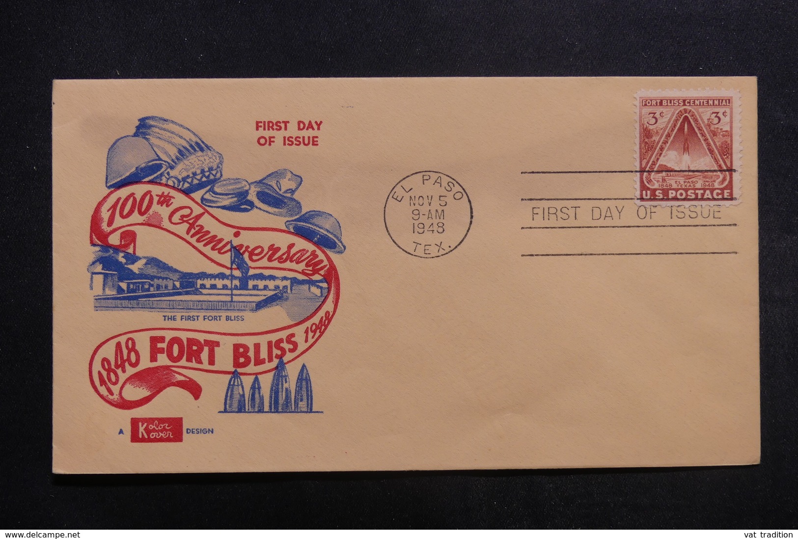 ETATS UNIS - Enveloppe FDC En 1948 - Fort Bliss - L 40056 - 1941-1950