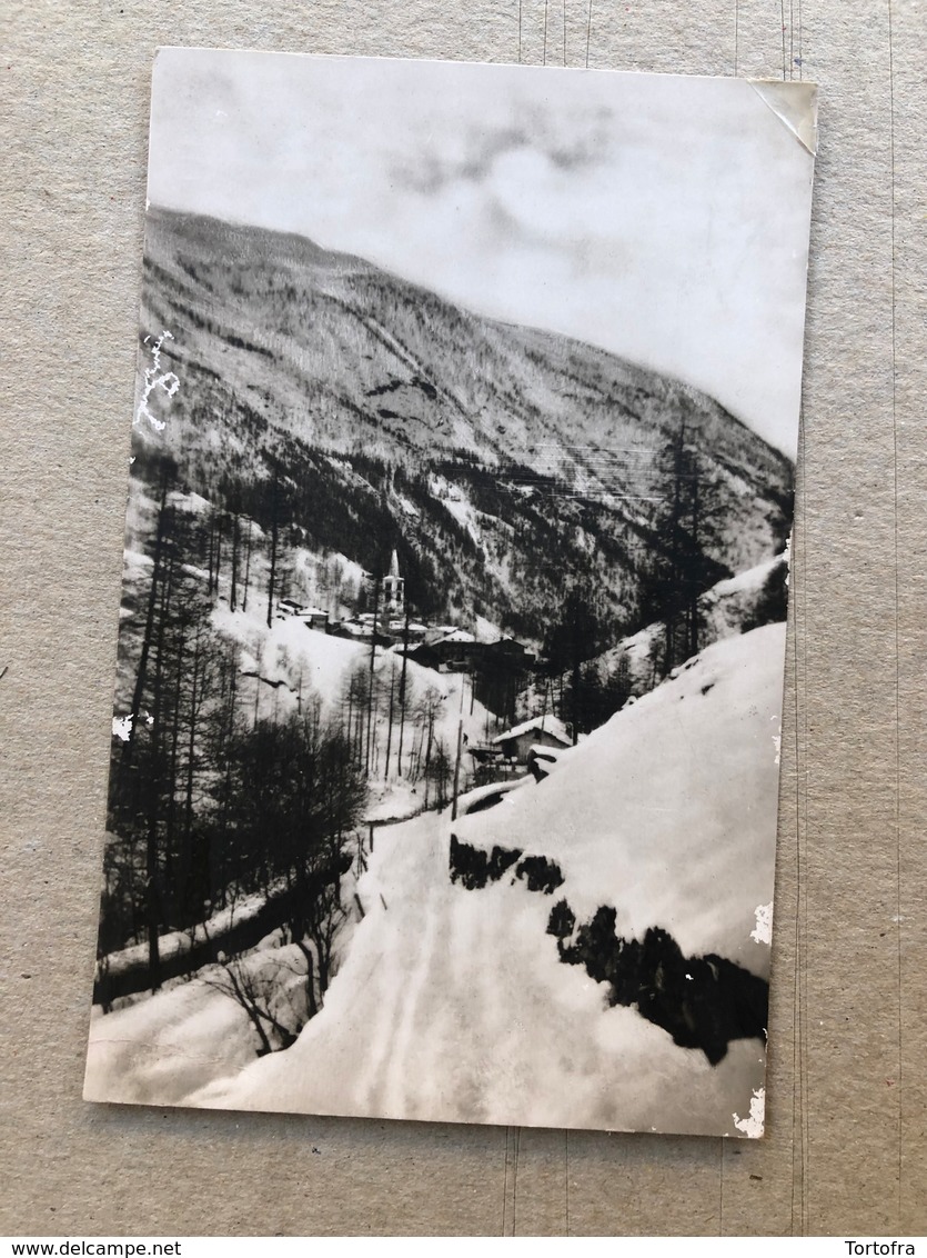 VALLI D'AOSTA VALTOURNANCHE D'INVERNO (VISTO DALLA STRADA DEL BREUIL) - Aosta