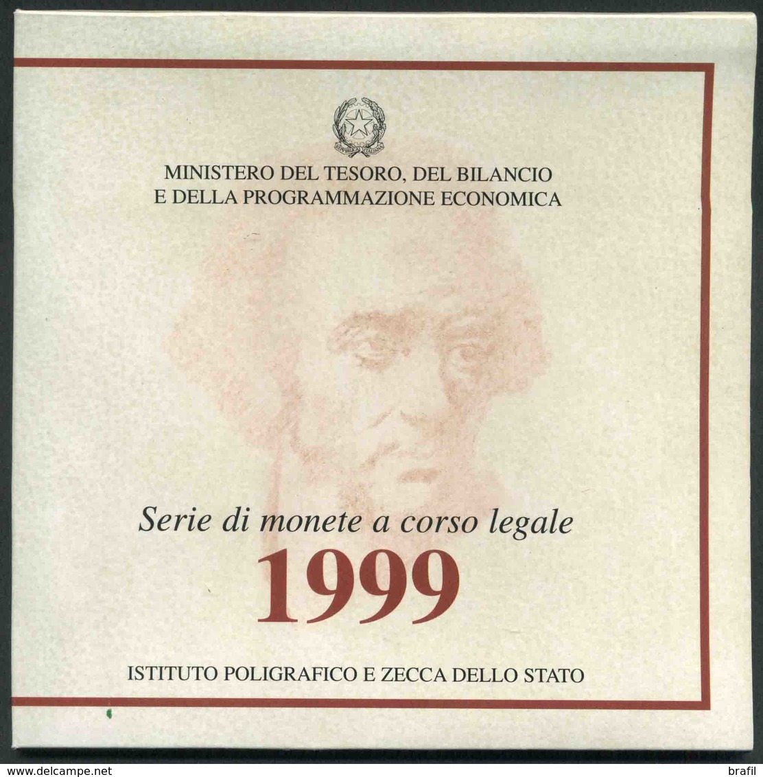 1999 Italia, Divisionale Vittorio Alfieri - Set Fior Di Conio