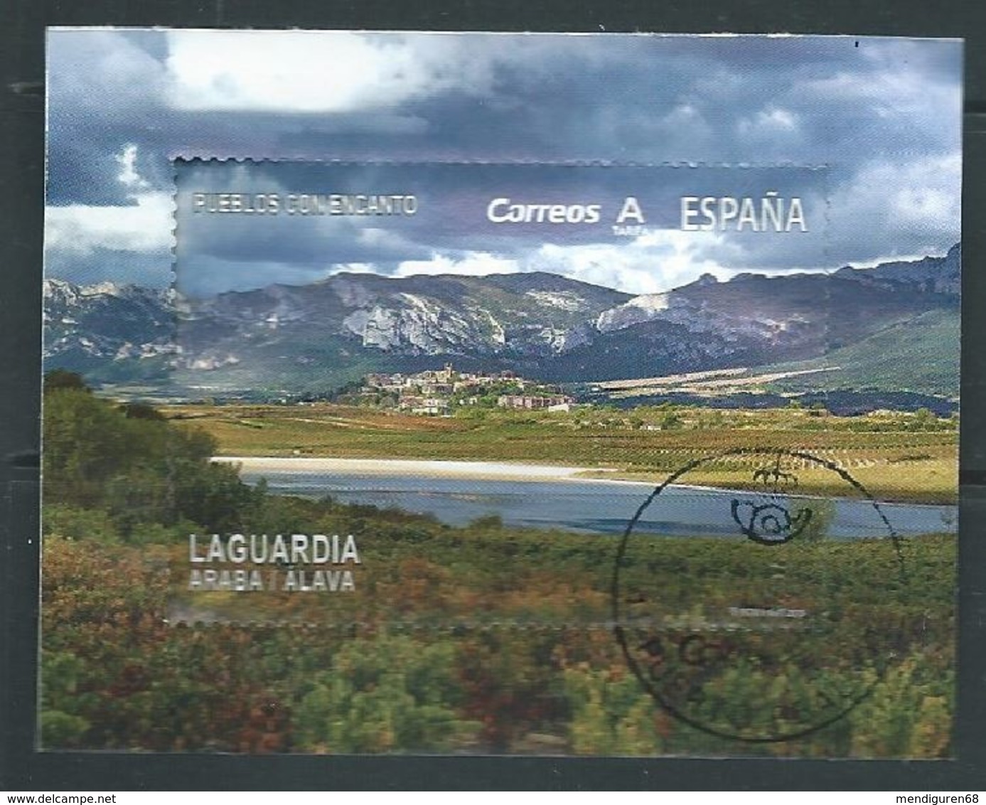 ESPAGNE SPANIEN SPAIN ESPAÑA 2018 CARNET CHARMING TWONS PUEBLOS CON ENCANTO: LAGUARDIA USED ED 5295 MI 5327 YT 5032 - Usados