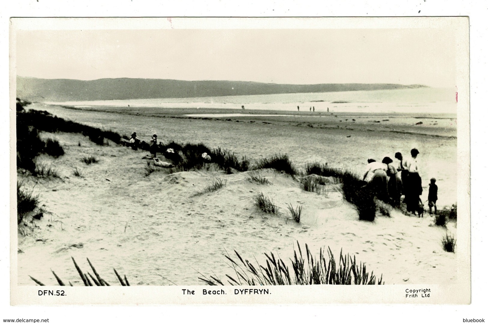 Ref 1323 - 1955 Real Photo Postcard - The Beach Dyffryn - Denbighshire Wales - Denbighshire