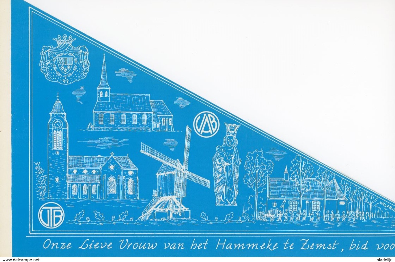 ZEMST (Vlaams-Brabant) - Bedevaartvaantje O.L.V. Van Het Hammeke 1967 - Uitgave VTB VAB Devotie, Molen - Religión & Esoterismo