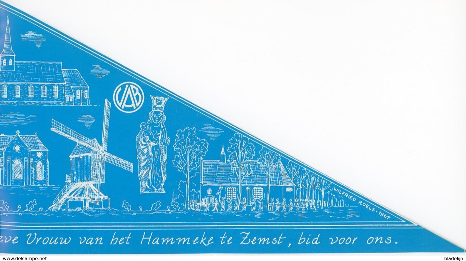 ZEMST (Vlaams-Brabant) - Bedevaartvaantje O.L.V. Van Het Hammeke 1967 - Uitgave VTB VAB Devotie, Molen - Religión & Esoterismo