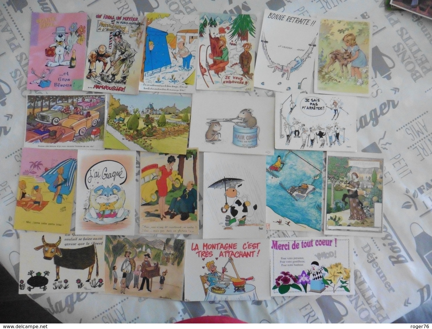 LOT  DE  370  CARTES  POSTALES    HUMOUR - 100 - 499 Cartes