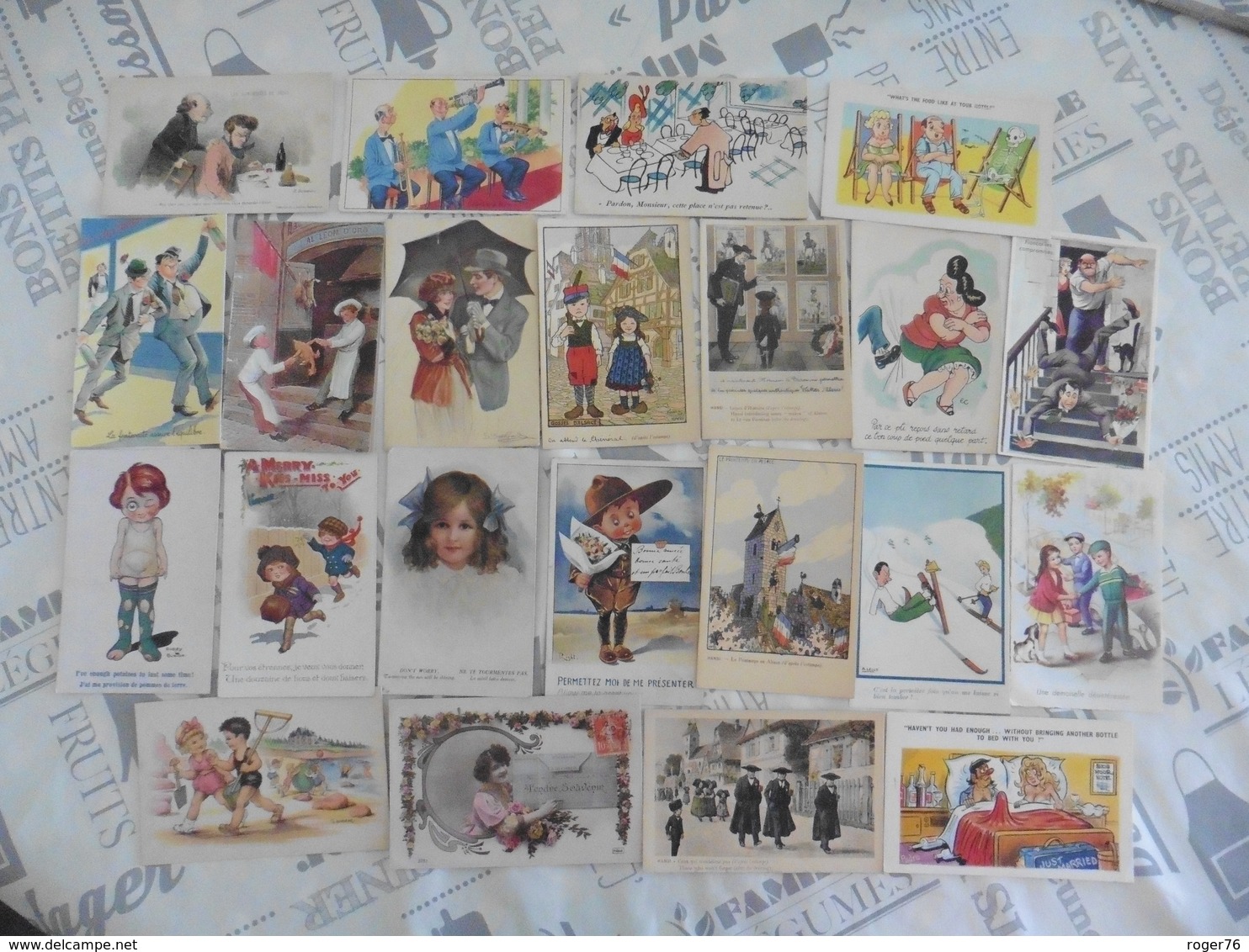 LOT  DE  370  CARTES  POSTALES    HUMOUR - 100 - 499 Cartes