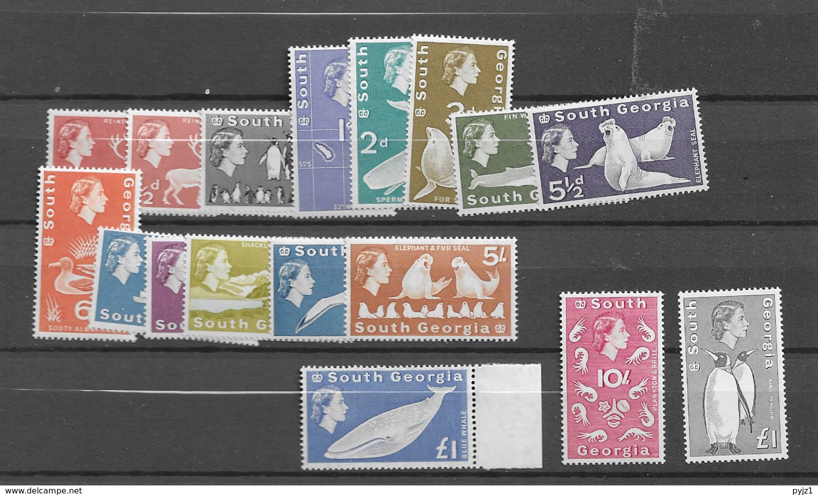 1963 MNH Falkland Islands Dependencies South Georgia, Postfris** - Falklandinseln