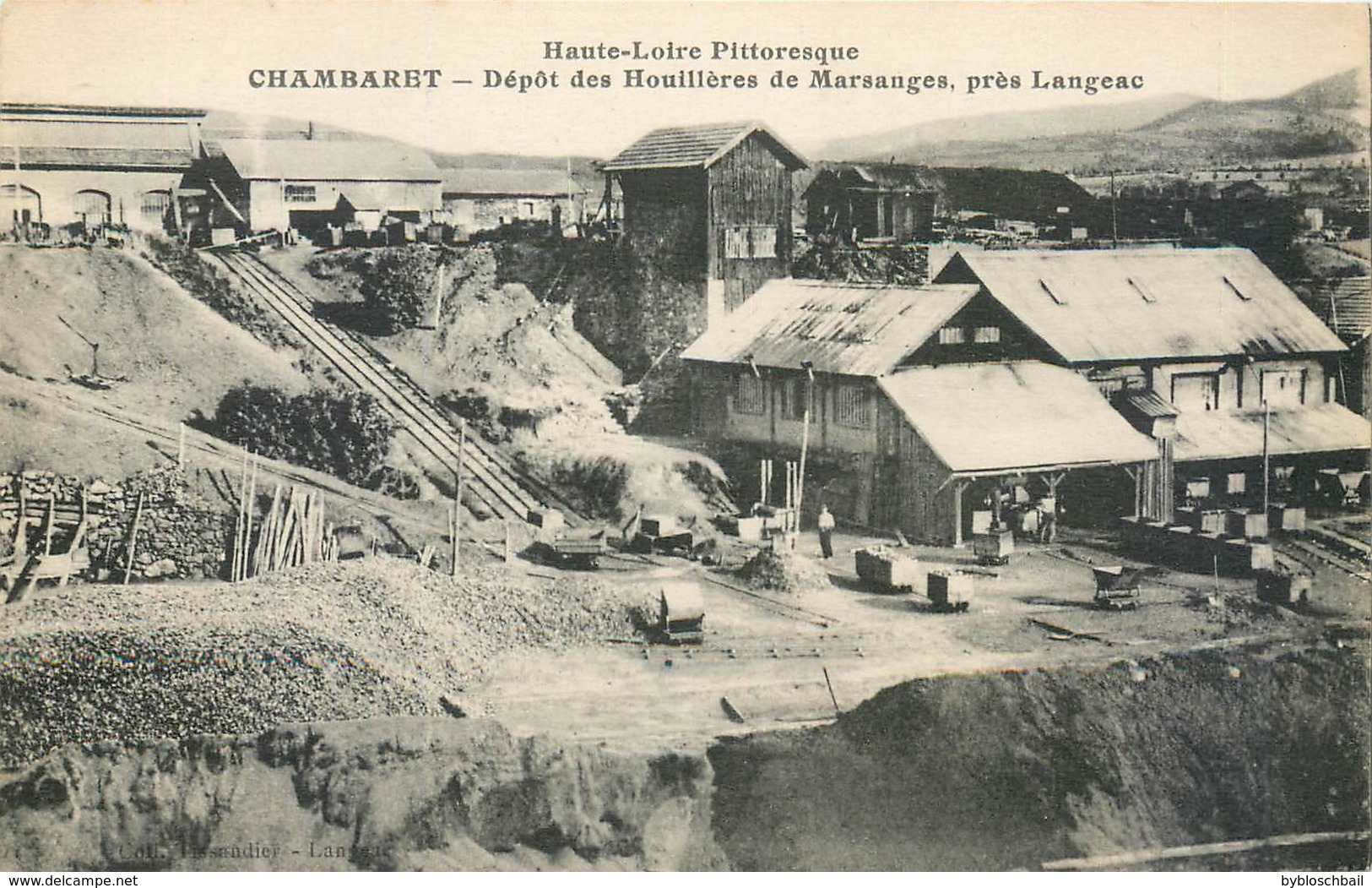 CPA 43 Haute Loire Chambaret Dépôt Des Houillères De Marsanges Près Langeac Mine - Andere & Zonder Classificatie