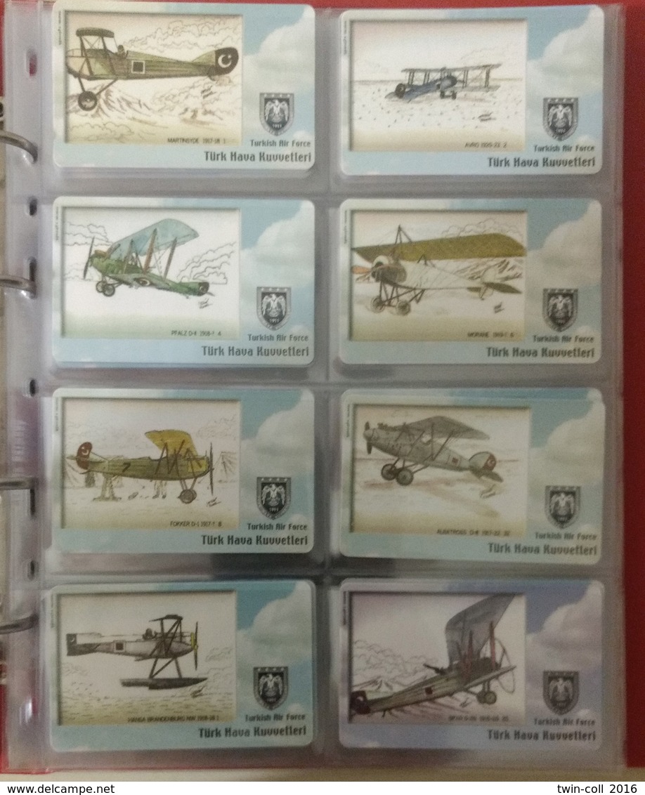 Aviation Smart ( With Chipset )phonecards From Turkey 47 Different - Avions