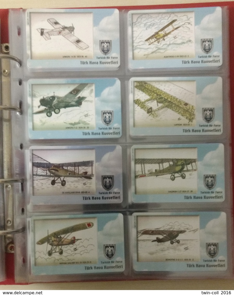 Aviation Smart ( With Chipset )phonecards From Turkey 47 Different - Avions