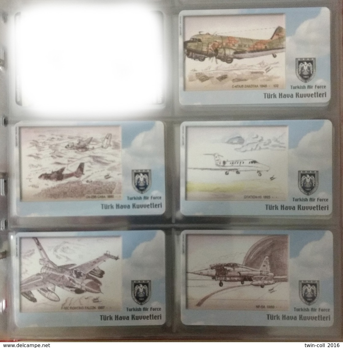 Aviation smart ( With chipset )phonecards from Turkey 47 Different