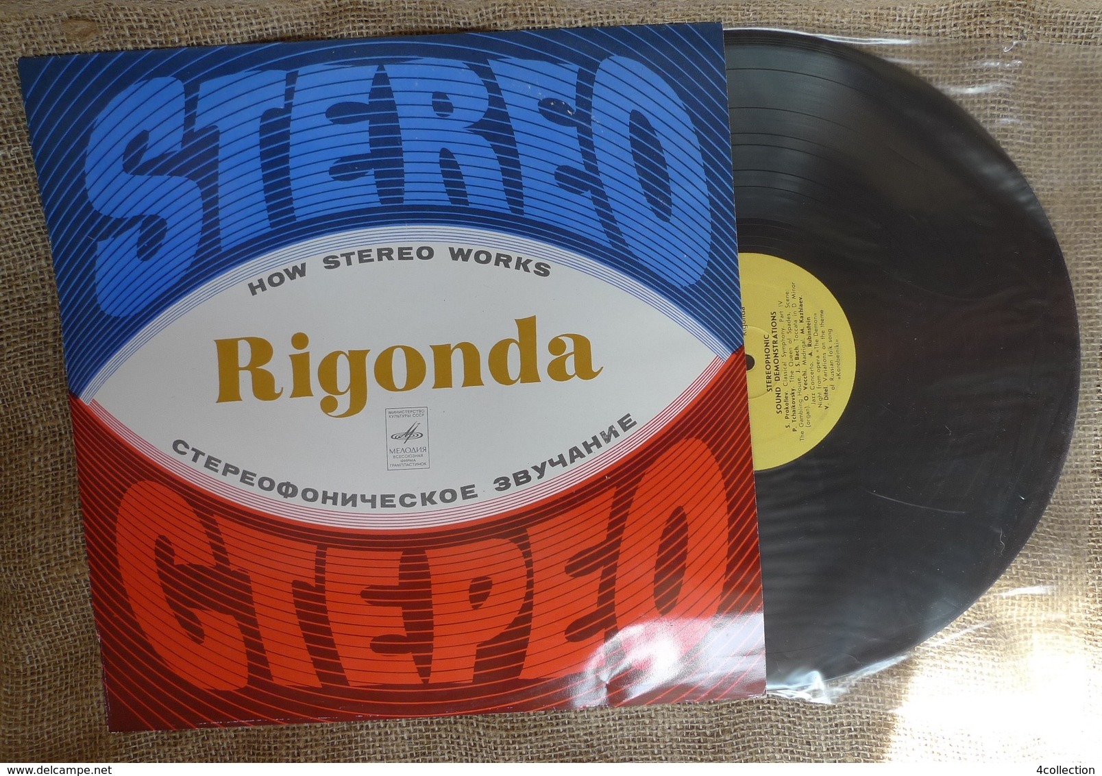 Vinyl Records Stereo 33rpm LP How Stereo Works Rigonda Stereophonic Sound Demonstrations Melodiya Melodia USSR - Altri & Non Classificati