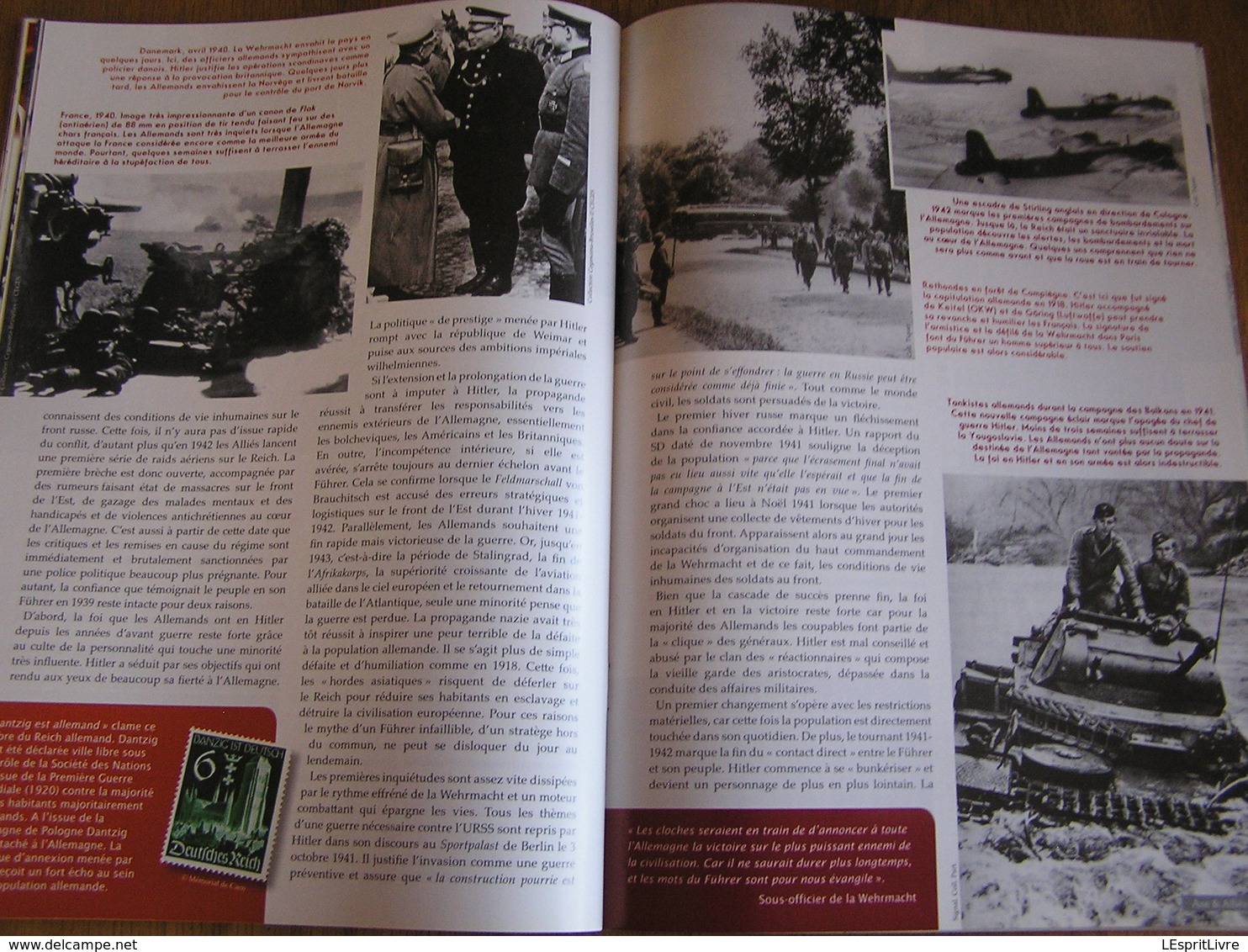 AXE ET ALLIES N° 4 Guerre 40 45 Hitler Chef de Guerre Bataille Kharkov Russie Architecture Nazie Ligne Démarcation Salo