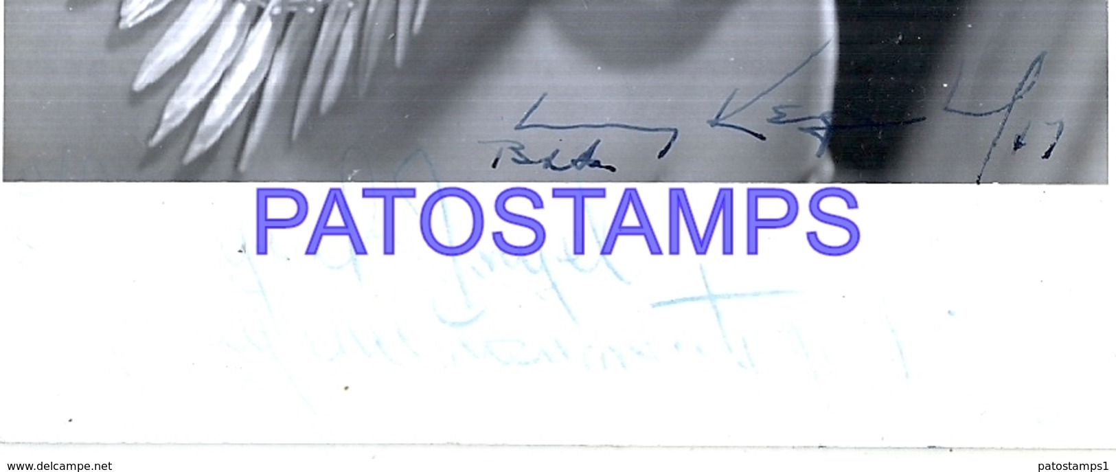 118309 ARGENTINA ARTIST MALVINA PASTORINO ACTRESS CINEMA TEATRO RADIO AUTOGRAPH PHOTO NO POSTAL POSTCARD - Artistes