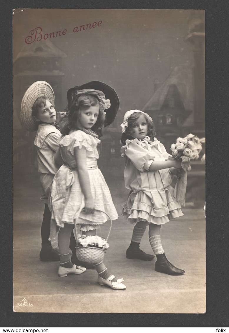 Fantaisie / Fantasy / Fantasie - Children - Bonné Année - 1907 - Glossy - Szenen & Landschaften