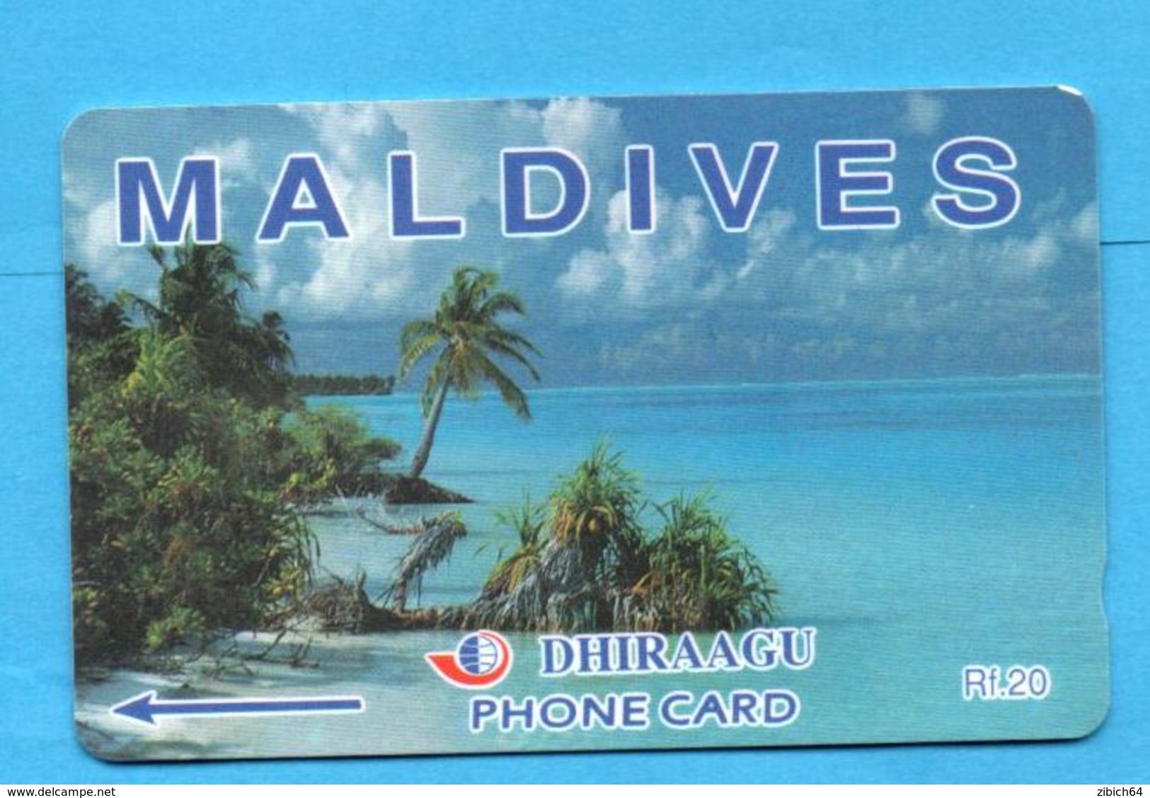 MALDIVES GPT Phonecard 109MLDB - Maldiven