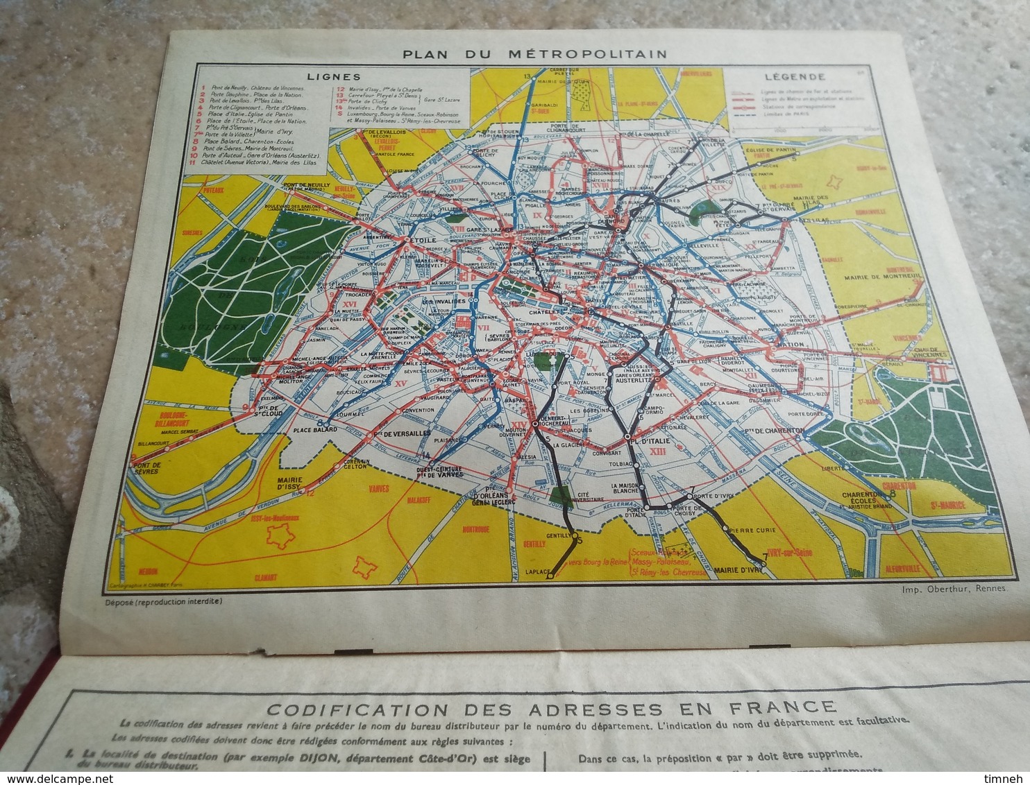 1967 - ALMANACH DES P.T.T OBERTHUR - 92 HAUTS DE SEINE - 1967 HIVER EN OISANS - Groot Formaat: 1991-00