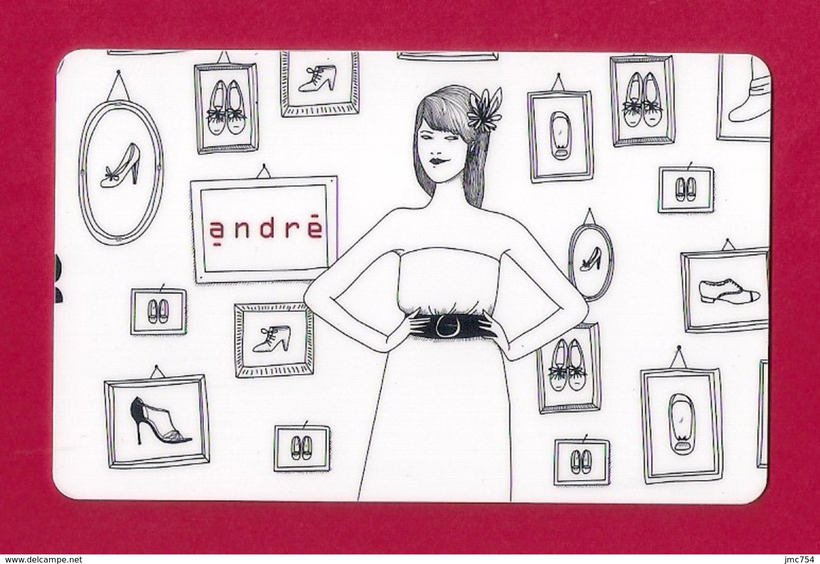 Carte Cadeau.   Chaussures ANDRE.   Gift Card.  Geschenkkaart.  Tarjeta Regalo. - Cartes Cadeaux