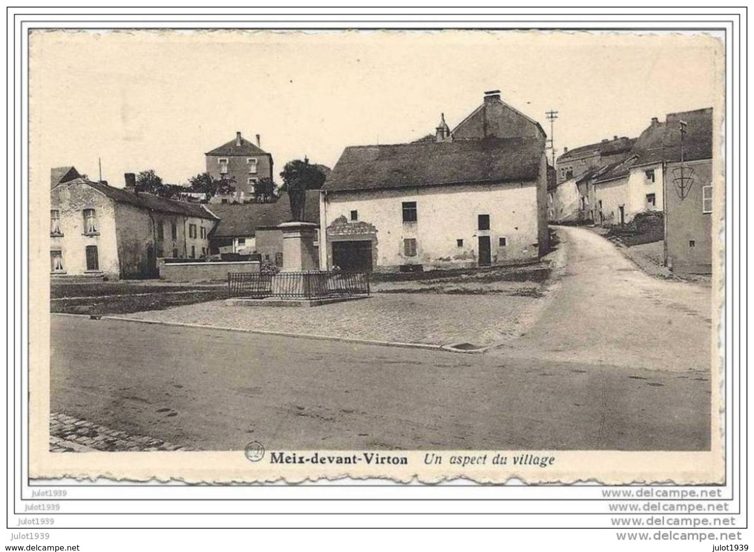 MEIX - DEVANT - VIRTON ..--  Un Aspect Du Village . 1951  Vers SENEFFE ( Mr Mme Victor CHARLIER ) . Voir Verso . - Meix-devant-Virton