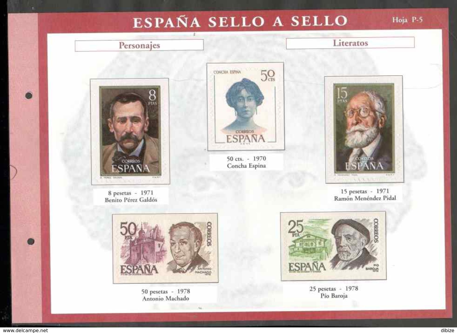 España Sello A Sello. Colección Limitada  Numerada. 18 Entregas El País. N° 3 A 6. 8 A 14. 33 A 35. 48 A 51. Reproducion - Proeven & Herdrukken