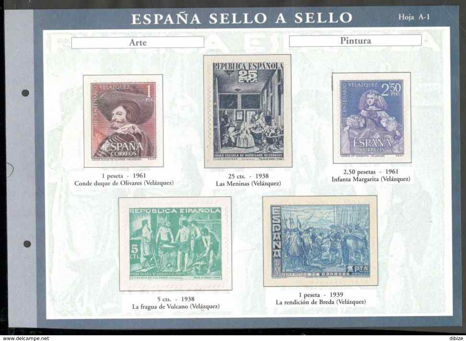 España Sello A Sello. Colección Limitada  Numerada. 18 Entregas El País. N° 3 A 6. 8 A 14. 33 A 35. 48 A 51. Reproducion - Proeven & Herdrukken