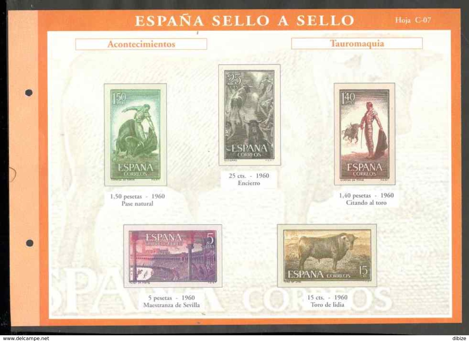 España sello a sello. Colección limitada  numerada. 18 entregas El País. N° 3 a 6. 8 a 14. 33 a 35. 48 a 51. Reproducion