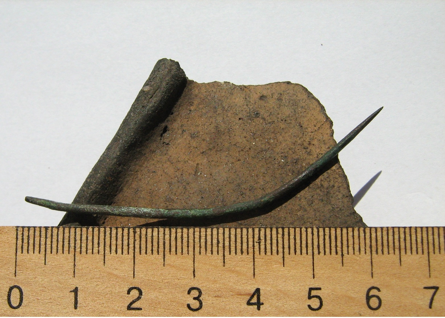 Ancient Vikings Bronze Needle 9-12 Century - Archeologie