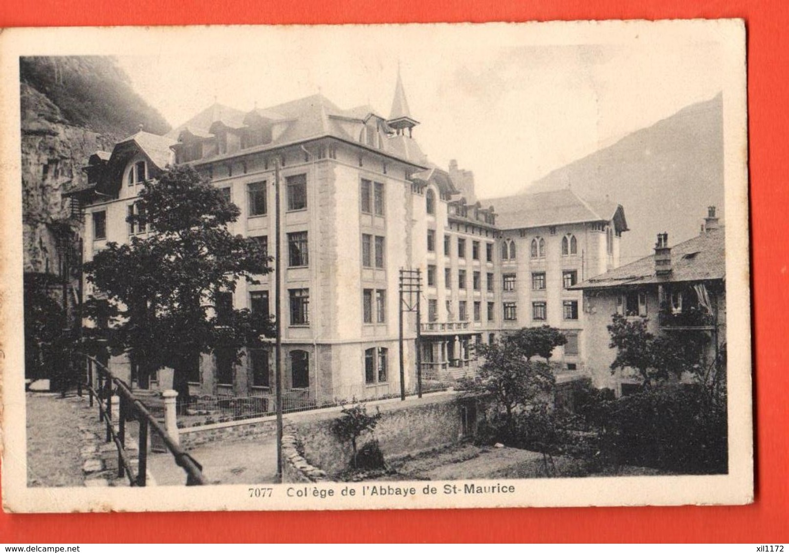 TSO-01x St-Maurice Collège De L'Abbaye. Dénéréaz 7077 Non Circulé - Saint-Maurice